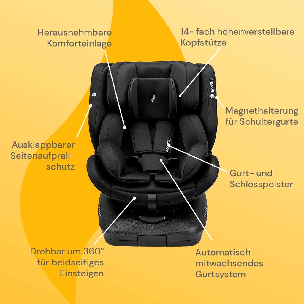 Osann Eno360 i-Size , drehbarer Kindersitz 40-150 cm