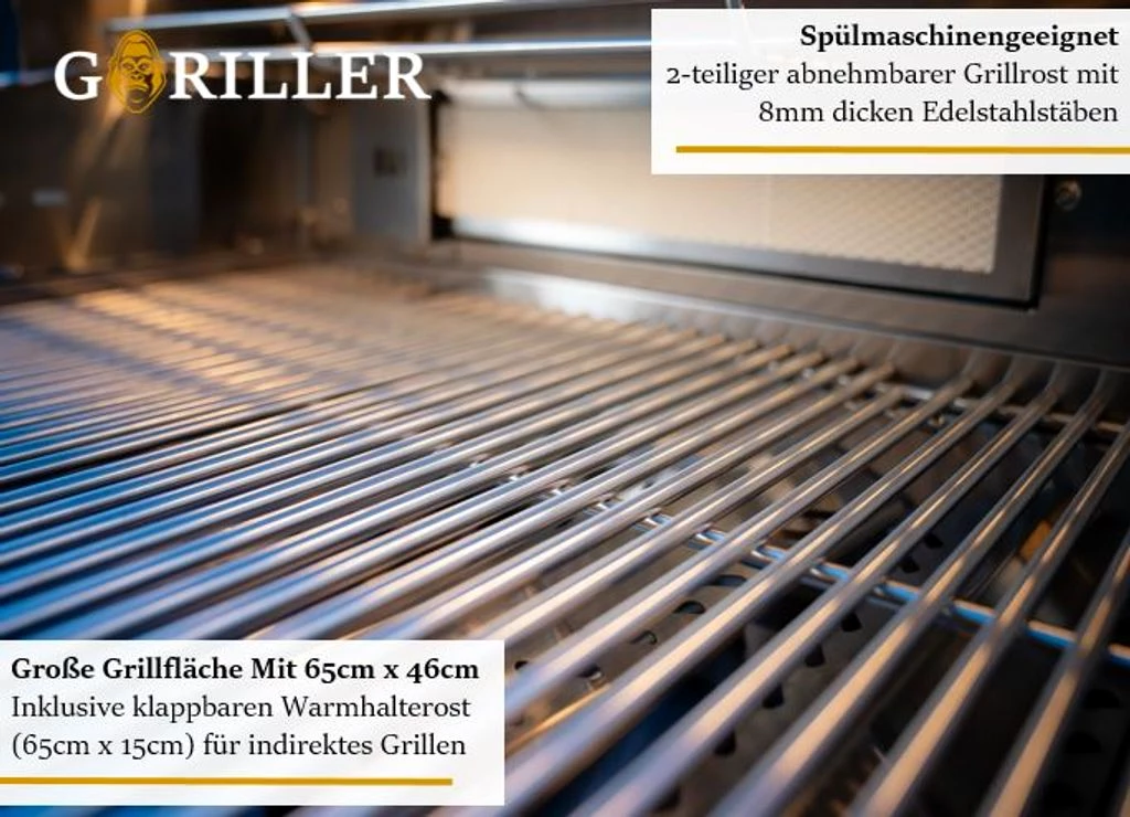 GORILLER® Outdoorküche SG213 (0796554146263), Edelstahl