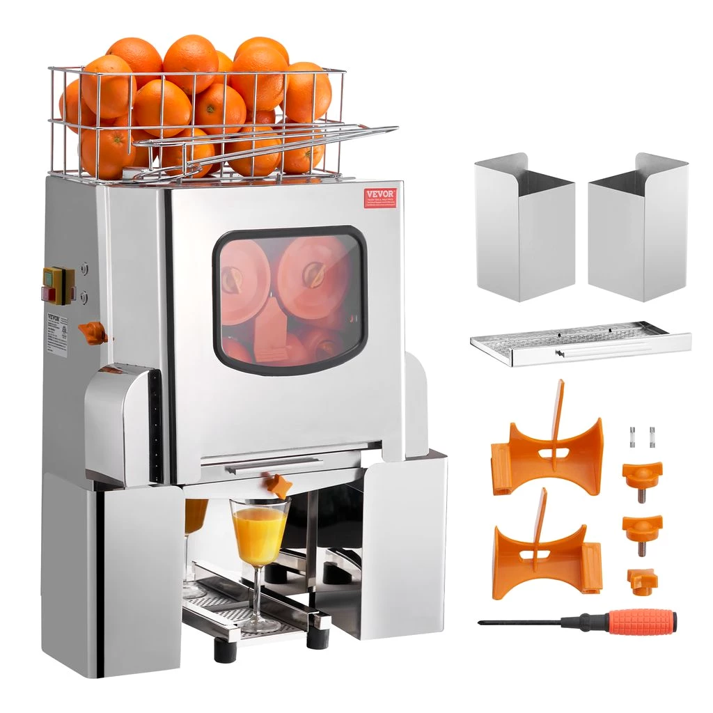 VEVOR Kommerzielle Orangenpresse Automatischer 120-W-Entsafter