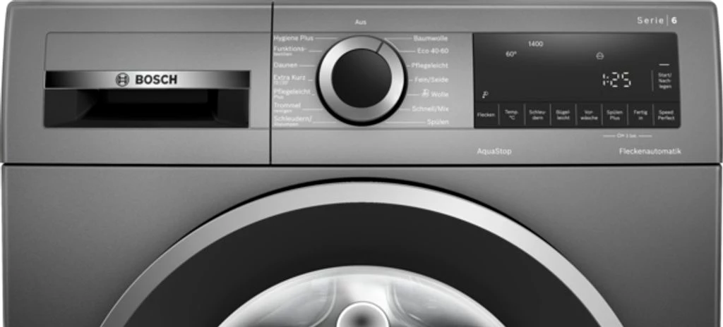 Bosch WGG2440R10 Waschmaschine Frontlader 9 kg 1400 RPM Graphit-Grau