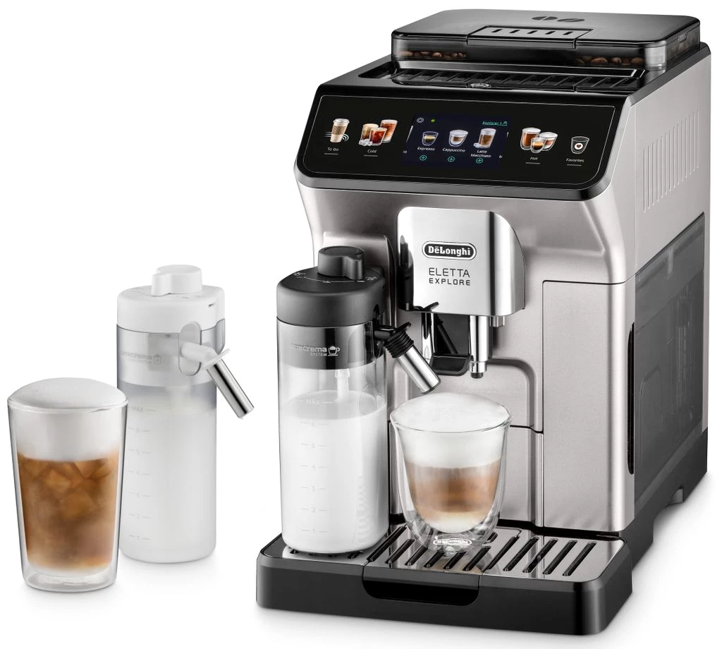 De'Longhi Kaffeevollautomat ECAM 450.55.S Eletta Explore, Touch Display