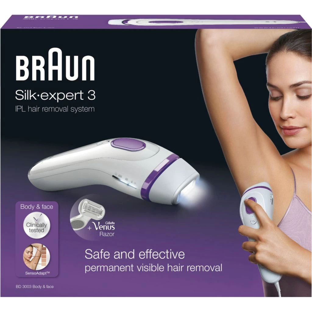Braun Haarentfernungsgerät Silk-expert 3 BD 3003 IPL weiß
