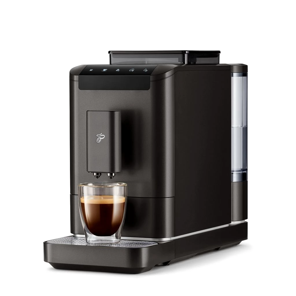Tchibo Kaffeevollautomat Esperto2 Caffè 2.0 für Caffè Crema und Espresso, Granite Black