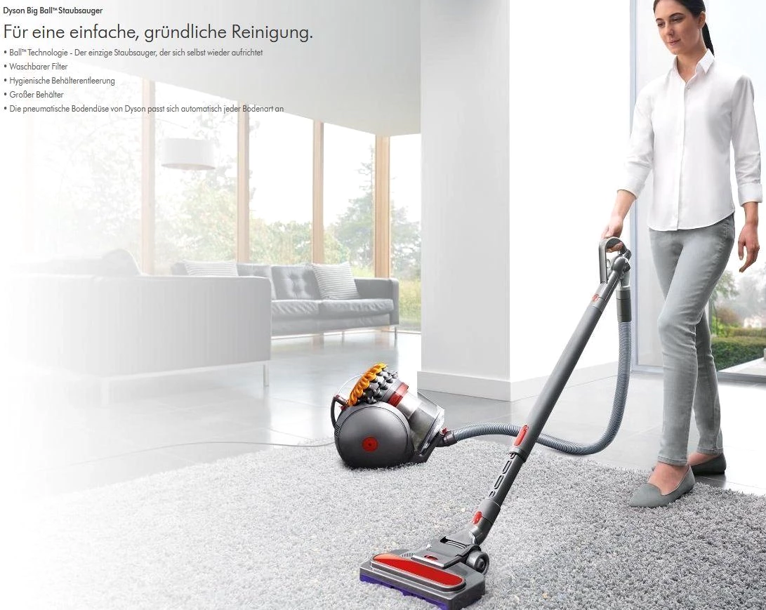 DYSON Bodenstaubsauger Big Ball Absolute 2 Bodenstaubsauger, Beutellos