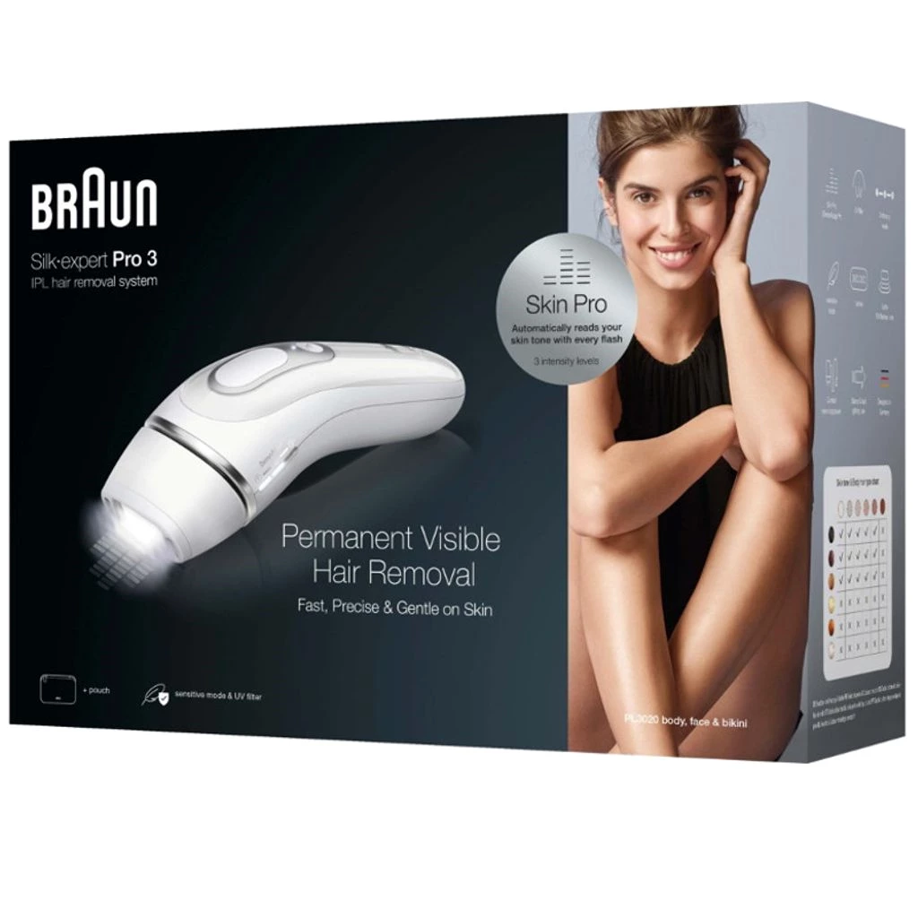 Braun Silk-expert Pro IPL PL3020 Haarentfernungssystem Weiß