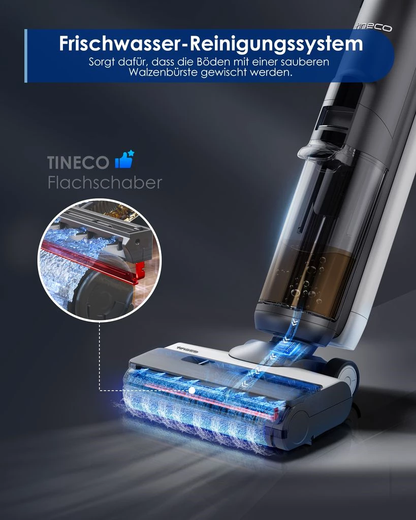 Tineco Floor One S5 Smart Nass Trockensauger mit iLoop Technologie