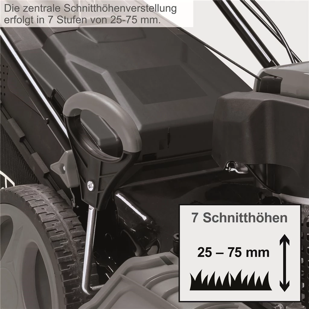 Scheppach MS197-51B Black Benzin Rasenmäher Trike mit Radantrieb | 5