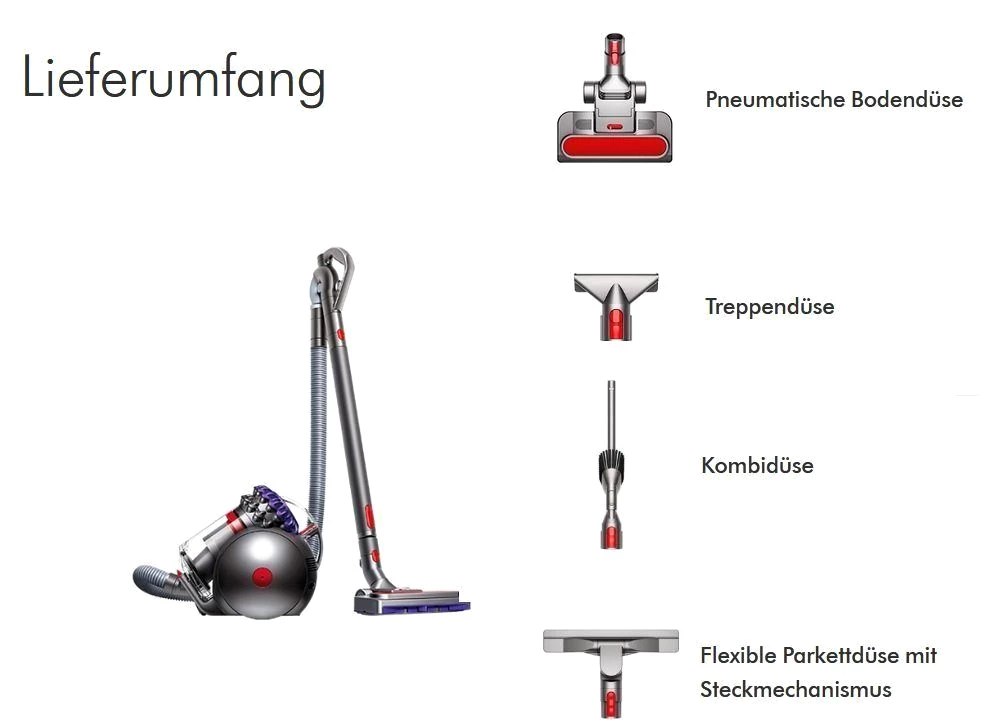 DYSON Bodenstaubsauger Big Ball Absolute 2, Beutellos