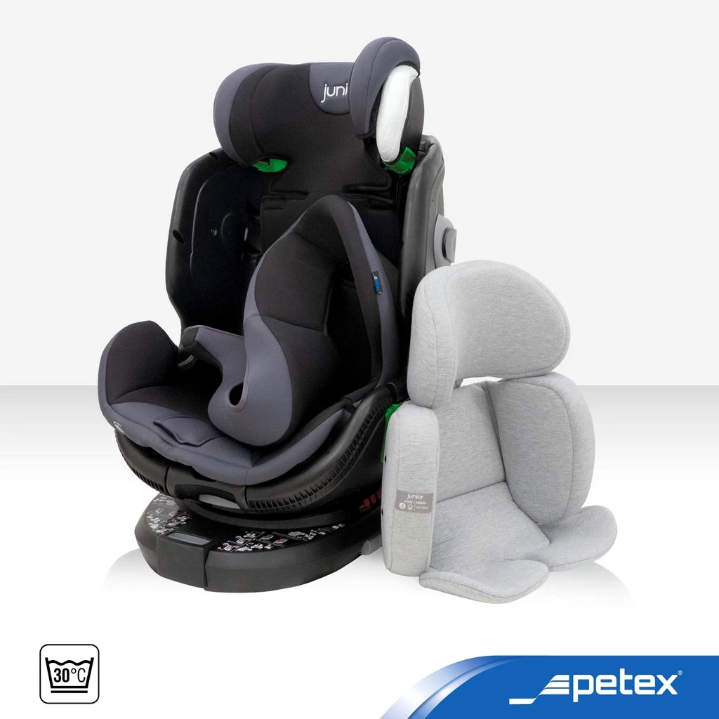 Auto-Kindersitz 360° drehbar mit ISOFIX & Stützfuß