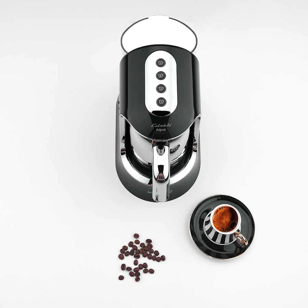 Korkmaz Kahvekolik Aqua Mokkamaschine Kaffeemaschine Schwarz A862-01