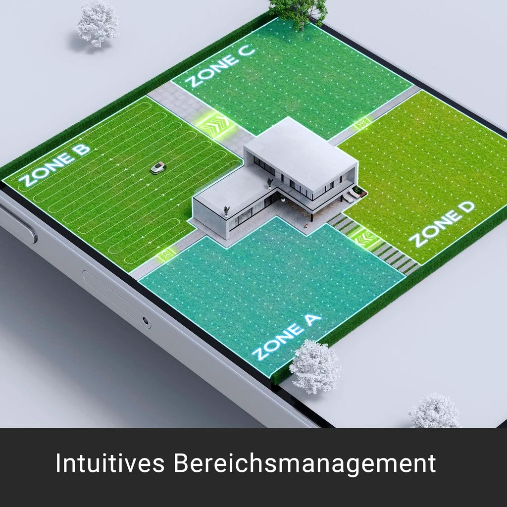 Dreame Intelligent Mähroboter A1, Rasenmäher Roboter, App-Steuerung, OmniSense-Technologie