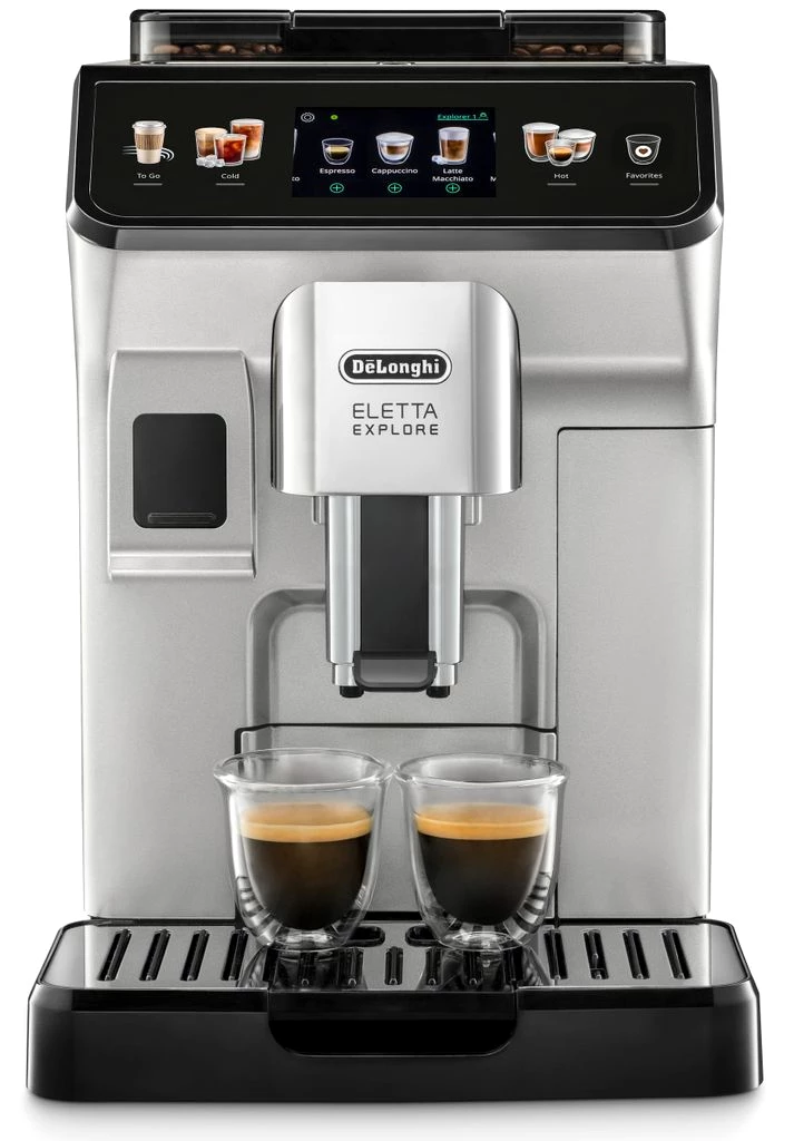 De'Longhi Kaffeevollautomat ECAM 450.55.S Eletta Explore, Touch Display