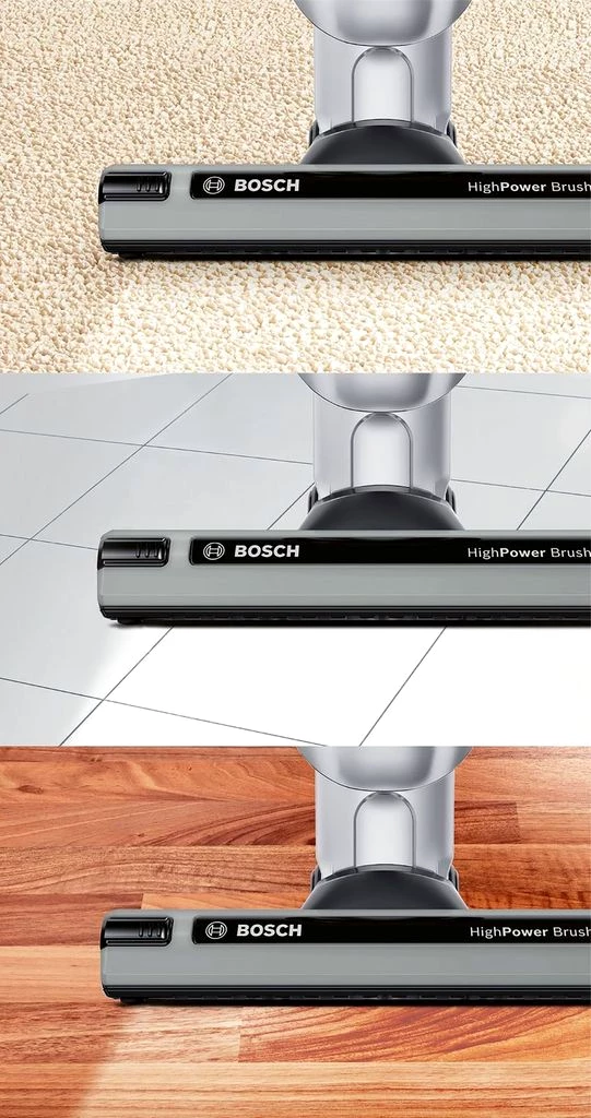 Bosch BBH6PARQ Athlet ProParquet Akkusauger 25,2V Soft Touch grau/silber