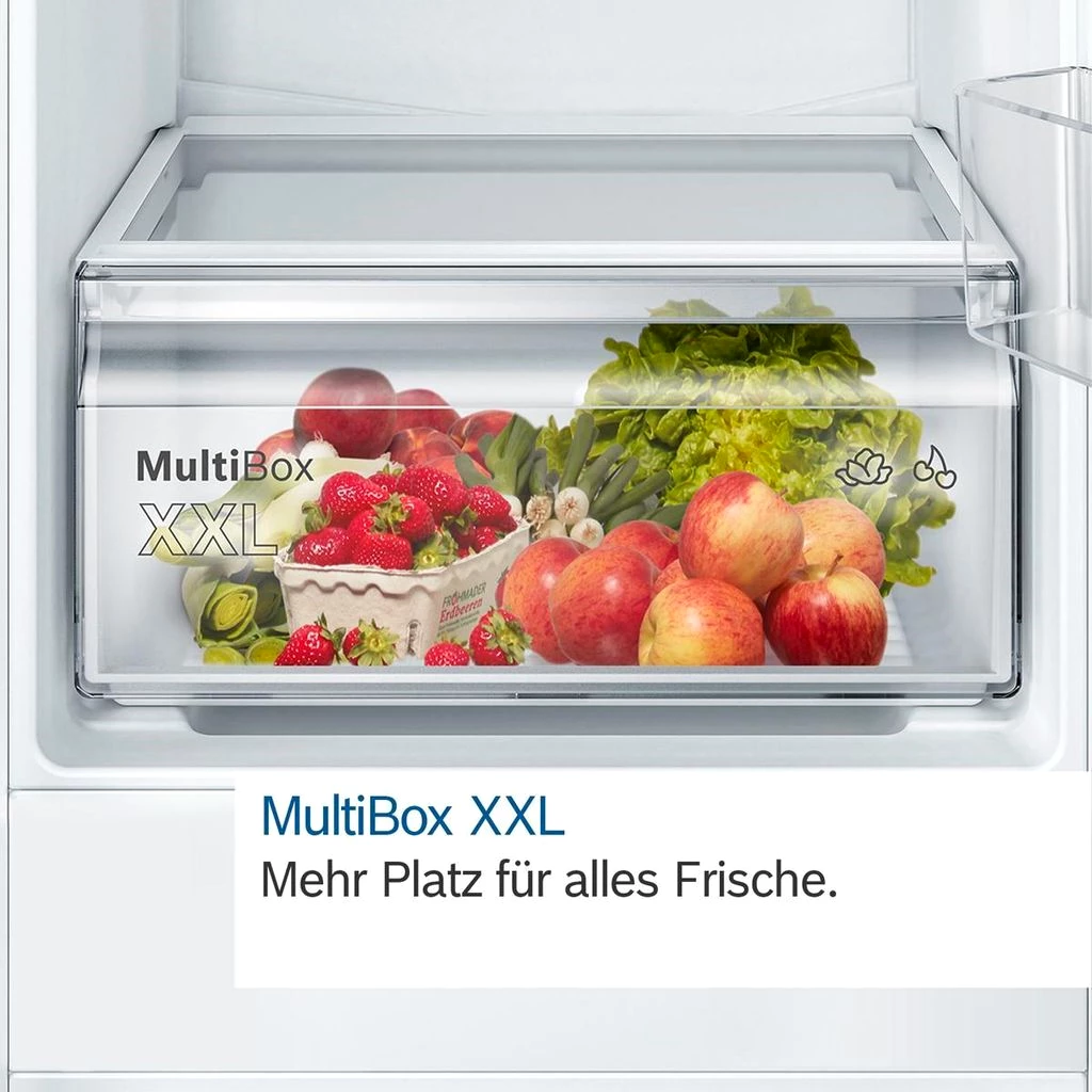 Bosch KIR41NSE0 Einbaukühlschrank, Serie 2, Nischenhöhe: 122,5cm, 204l, Schleppscharnier