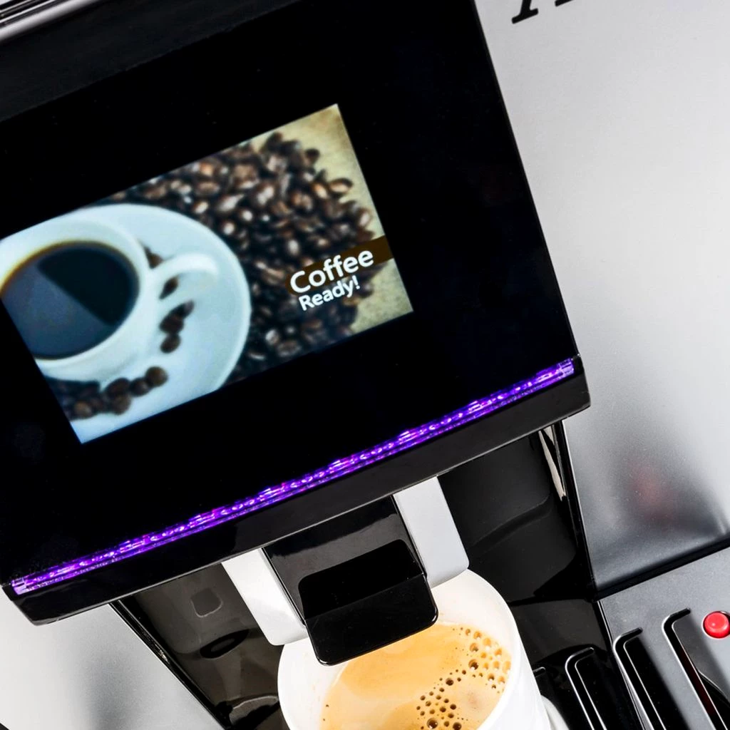 Acopino One Touch Kaffeevollautomat, Farb-Touch-Display Vittoria BLACK
