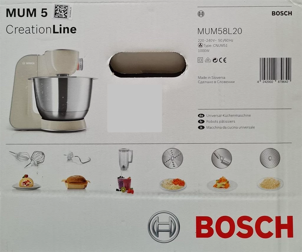 Bosch CreationLine MUM58L20 Küchenmaschinen - Cremefarben