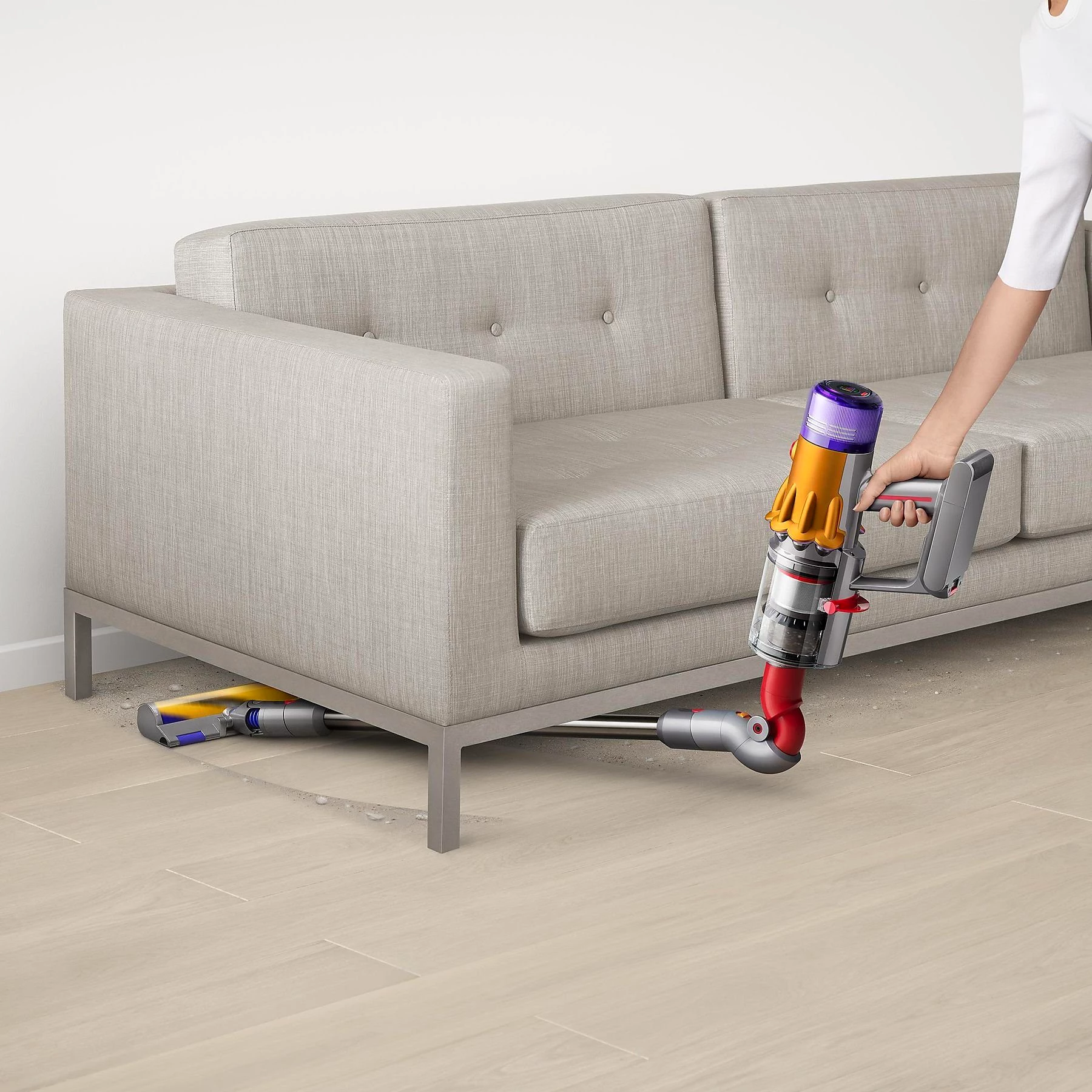 DYSON Akku-Handstaubsauger V12 Detect Slim Absolute Stielsauger kabellos Staubsauger, 545,00 W