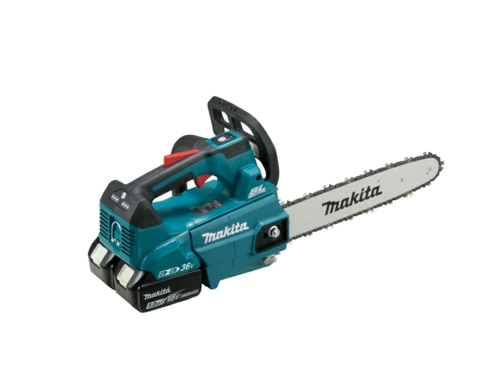 Makita Akku Kettensäge Motorsäge 2x18V DUC306PT2B - 2x Akku 5Ah Doppelladegerät