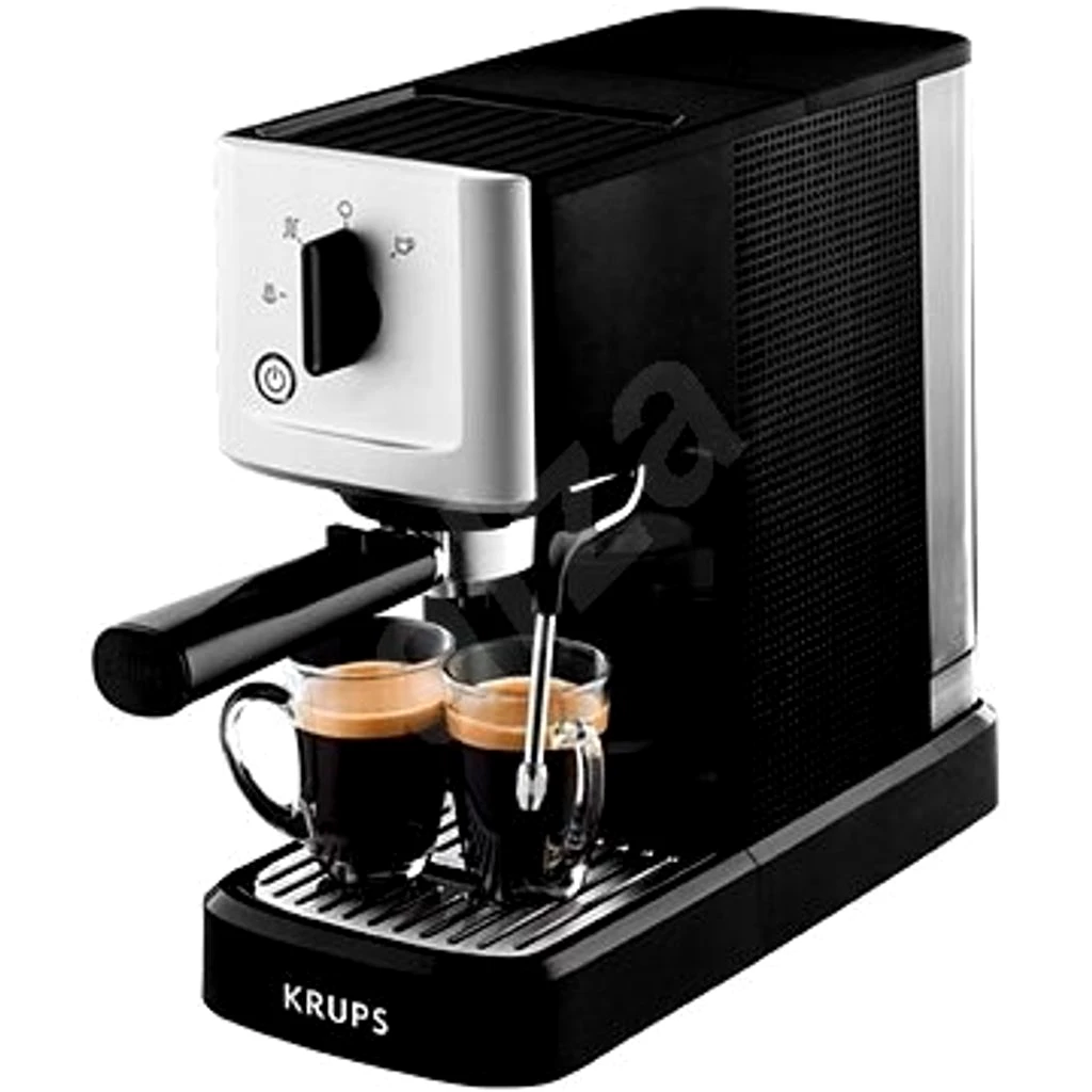 Krups XP3440, Espressomaschine, 1,1 l, Gemahlener Kaffee, Schwarz, Edelstahl