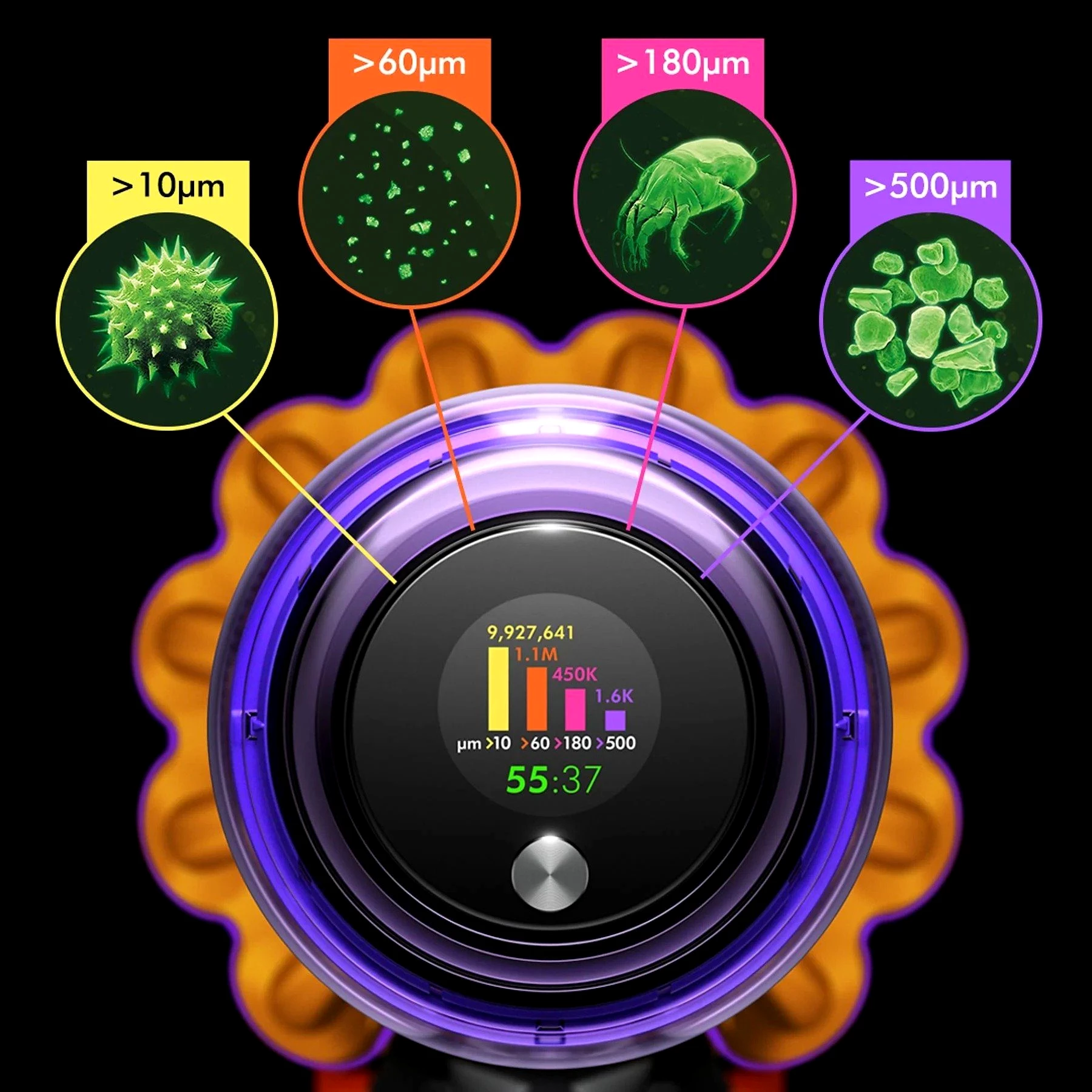 DYSON Akku-Handstaubsauger V12 Detect Slim Absolute Stielsauger kabellos Staubsauger, 545,00 W