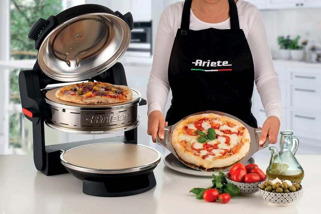 Ariete Forno Doppel Pizza Doppio 927 Elektro-Pizzaofen Brot Flammkuchen Focaccia