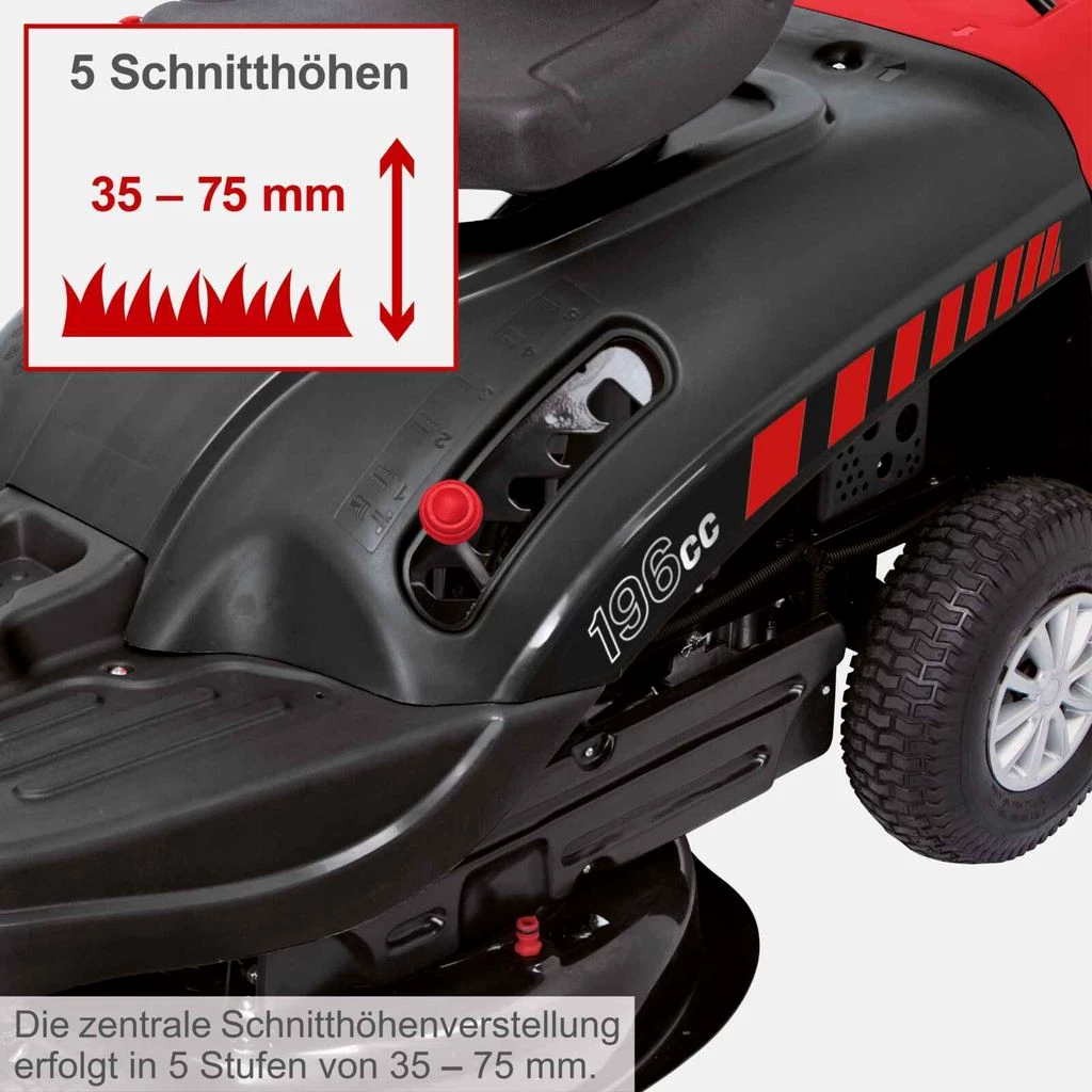 Scheppach Benzin Rasentraktor Aufsitzmäher MR196-61 | 6