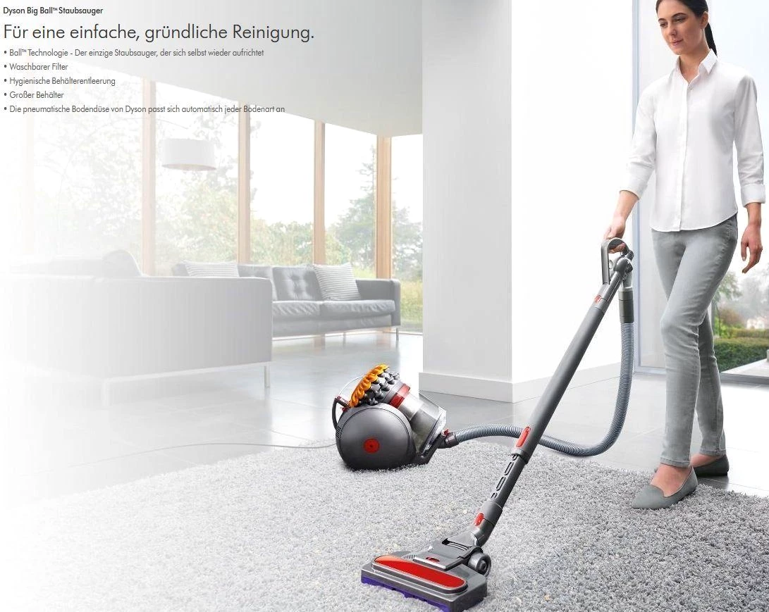 DYSON Bodenstaubsauger Big Ball Multifloor 2 Bodenstaubsauger, Beutellos, ohne Beutel