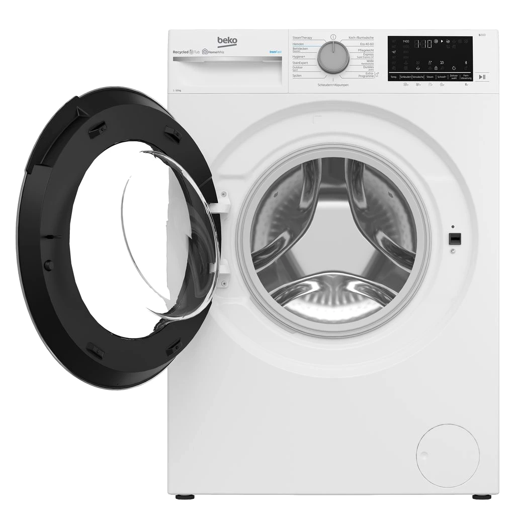 Waschvollautomat 10 kg EEK A SteamCure AddXtra Beko B3WFT510413W