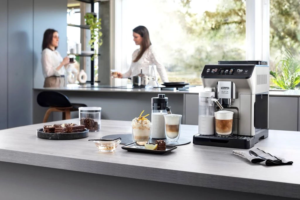 De'Longhi Kaffeevollautomat ECAM 450.55.S Eletta Explore, Touch Display