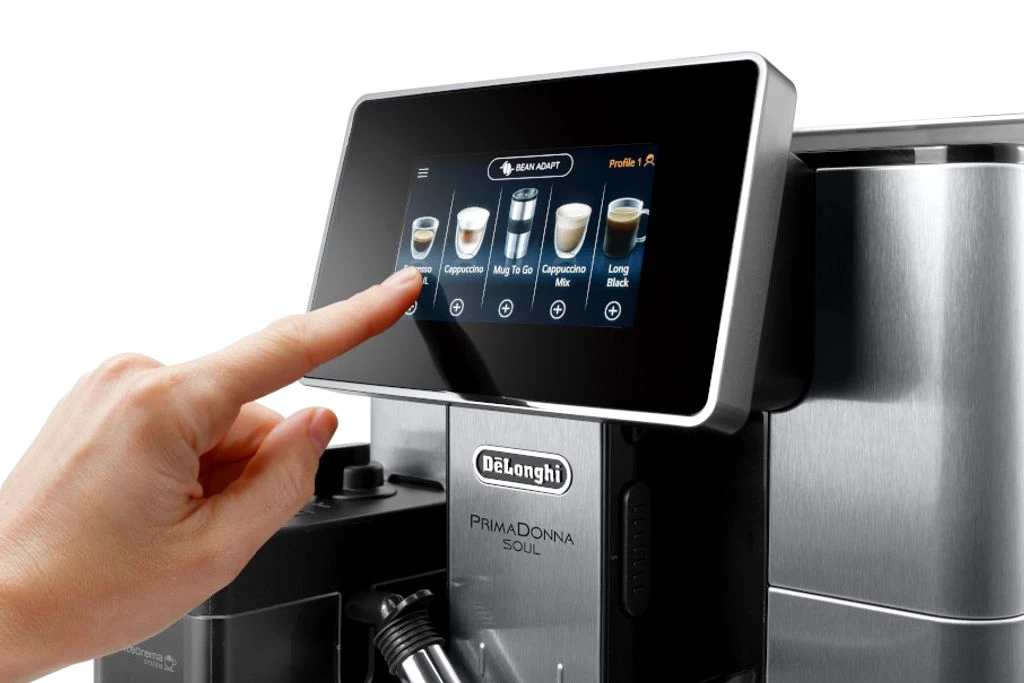 De'Longhi ECAM 610.74.MB PrimaDonna Soul Kaffeevollautomat Metall Schwarz