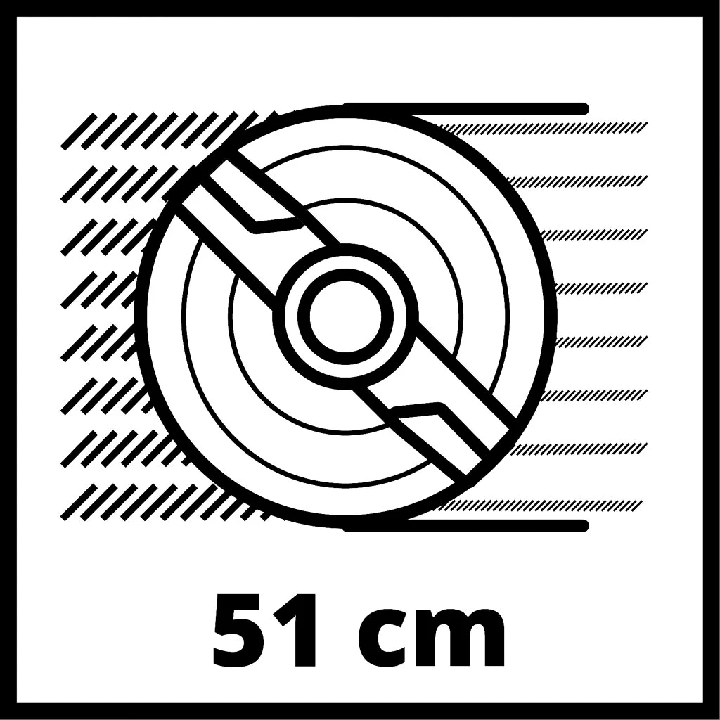 Einhell Benzin-Rasenmäher GC-PM 51/3 S HW