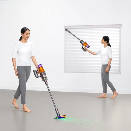 DYSON Akku-Hand-und Stielstaubsauger V12 Detect Slim Absolute, 545 W, Beutellos