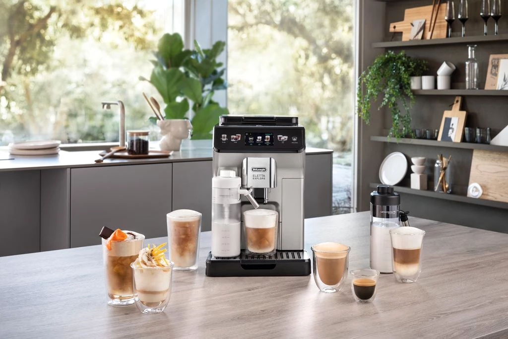 De'Longhi Kaffeevollautomat ECAM 450.55.S Eletta Explore, Touch Display