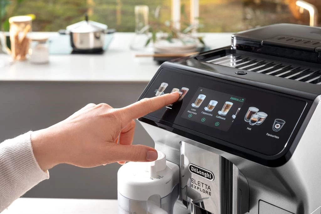 De'Longhi Kaffeevollautomat ECAM 450.55.S Eletta Explore, Touch Display