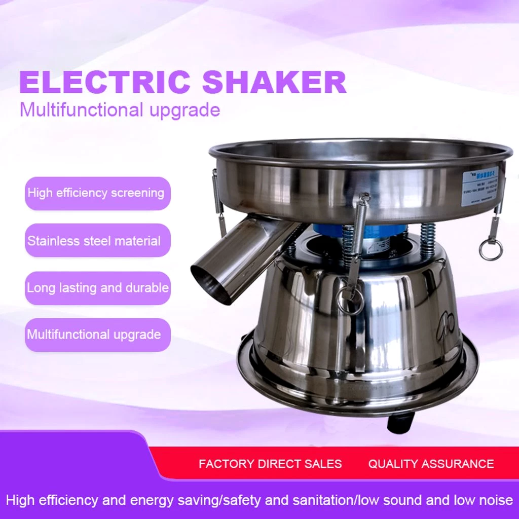 90W Elektrische automatische Mehlsiebschüttler-Vibrationssiebmaschine für Granulatpulverkorn