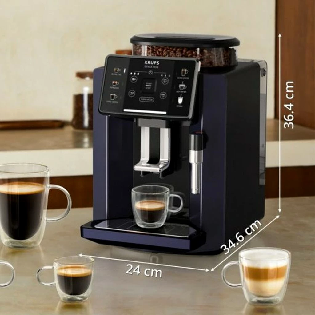 Krups Coffeemachine (EA910B) Sensation schwarz Schwarz